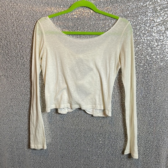 Long sleeve / long sleeve crop top - Picture 1 of 6